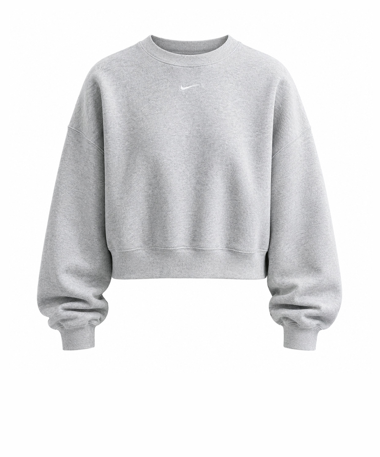 Nike Studio Fleece Oversized Cropped Crew Sweatshirt IM8497-063